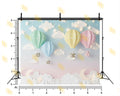 DREAMY HOT AIR BALLOON SKY THEME BACKDROP FOR KIDS & BABY PHOTOGRAPHY