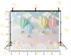 DREAMY HOT AIR BALLOON SKY THEME BACKDROP FOR KIDS & BABY PHOTOGRAPHY