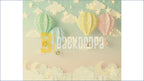 DREAMY HOT AIR BALLOON SKY THEME BACKDROP FOR KIDS & BABY PHOTOGRAPHY