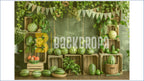 FRESH WATERMELON FARM RUSTIC GREEN MARKET GARDEN THEME BACKDROP FOR KIDS, BABY & CREATIVE PHOTOGRAPHY
