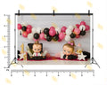 BOSS BABY GIRL PINK BLACK BALLOON MONEY THEME BIRTHDAY SETUP BACKDROP FOR BABY, KIDS & BIRTHDAY PHOTOGRAPHY