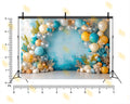 UNDERWATER CORAL BALLOON ARCH SEA SHELL OCEAN THEME BACKDROP FOR BABY, KIDS & BIRTHDAY PHOTOGRAPHY