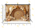 BOHO BALLOON ARCH SETUP FOR CAKE SMASH, BABY & KIDS PHOTOGRAPHY