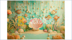 UNDERWATER SEA SHELL THEME SETUP FOR CAKE SMASH, BABY & KIDS PHOTOGRAPHY