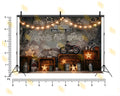 VINTAGE BIKE GARAGE THEME SETUP FOR KIDS PHOTOGRAPHY