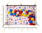 COLORFUL PUPPY PAW THEME SETUP FOR KIDS PHOTOGRAPHY