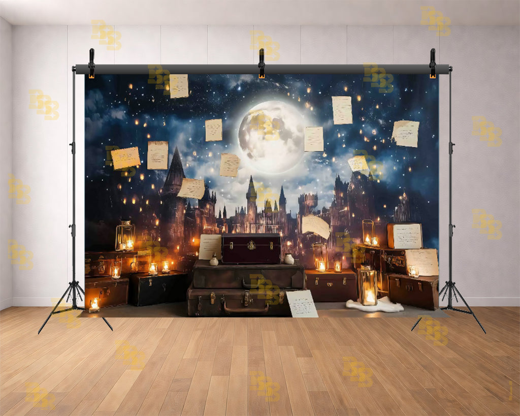 MAGICAL WIZARD NIGHT THEME SETUP FOR KIDS PHOTOGRAPHY