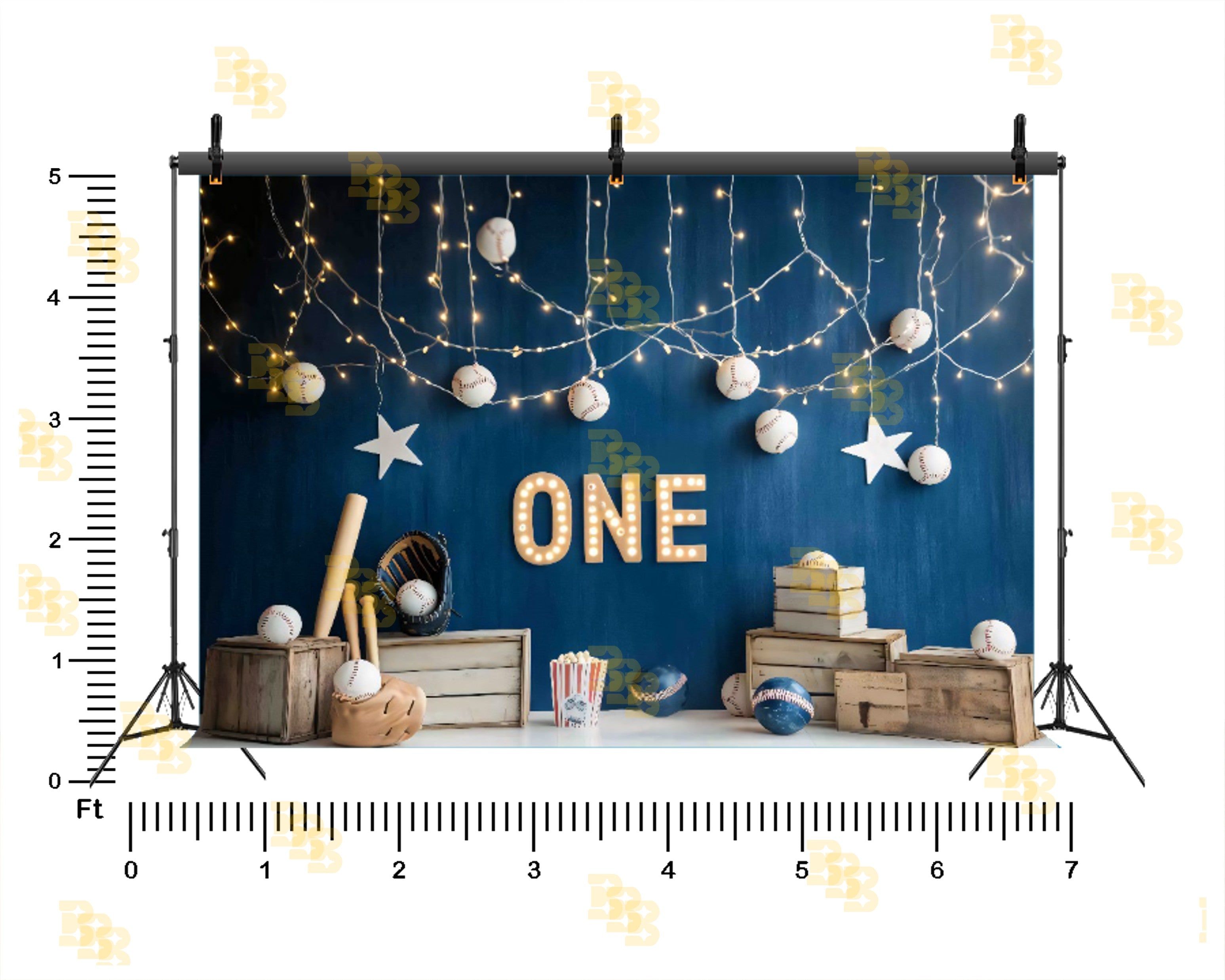 BASEBALL SPORTS THEME SETUP FOR KIDS PHOTOGRAPHY