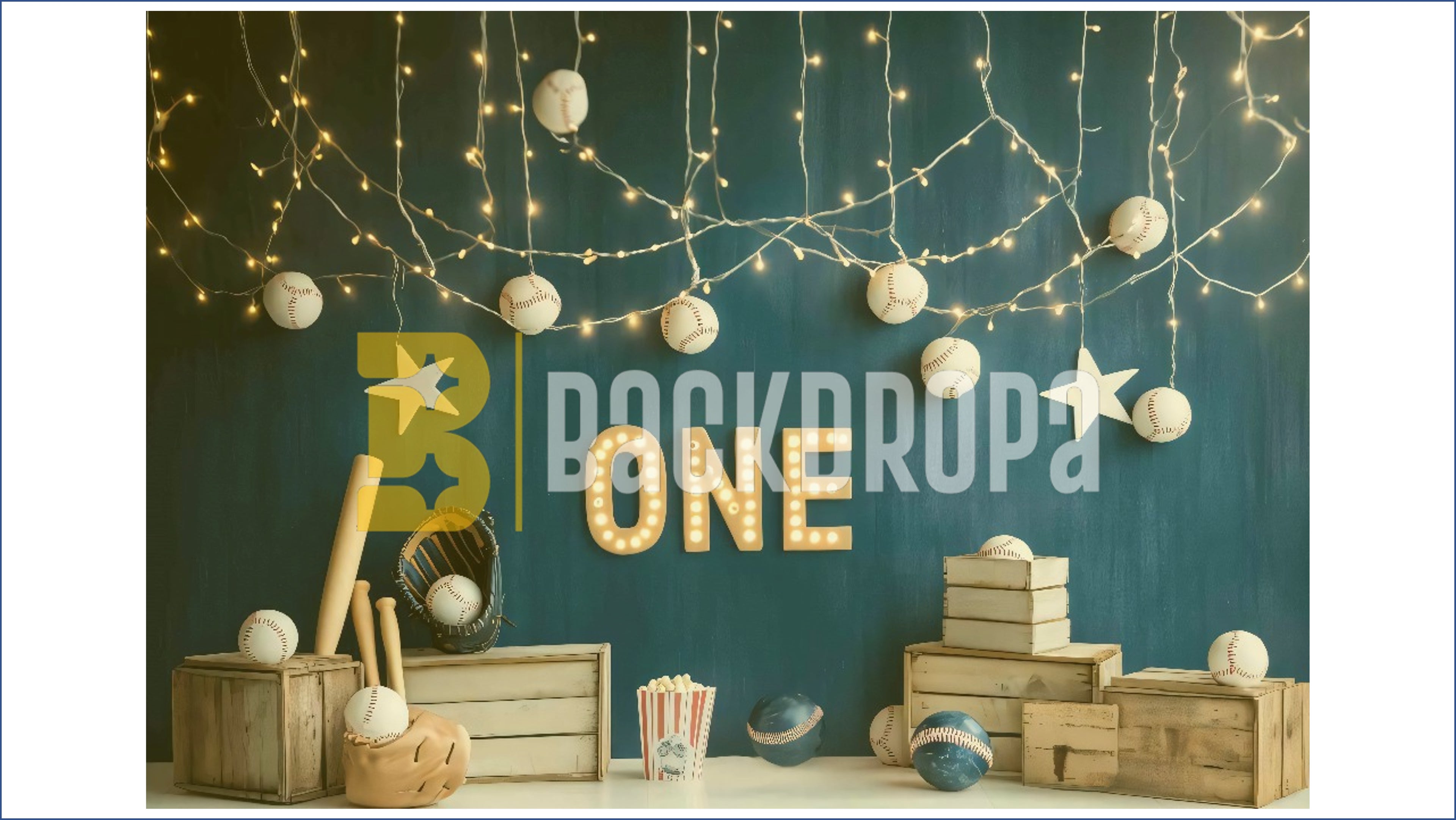 BASEBALL SPORTS THEME SETUP FOR KIDS PHOTOGRAPHY