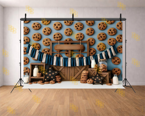 CHOCOLATE CHIP COOKIE THEME SETUP FOR KIDS PHOTOGRAPHY