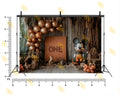 RUSTIC JUNGLE BIRTHDAY THEME SETUP FOR KIDS PHOTOGRAPHY