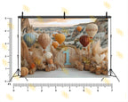 HOT AIR BALLOON BIRTHDAY THEME SETUP FOR KIDS PHOTOGRAPHY