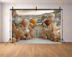 HOT AIR BALLOON BIRTHDAY THEME SETUP FOR KIDS PHOTOGRAPHY