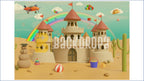 FANTASY SAND CASTLE THEME SETUP FOR KIDS PHOTOGRAPHY