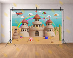 FANTASY SAND CASTLE THEME SETUP FOR KIDS PHOTOGRAPHY