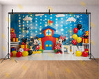 CARTOON BIRTHDAY PARTY THEME SETUP FOR KIDS PHOTOGRAPHY