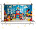 CARTOON BIRTHDAY PARTY THEME SETUP FOR KIDS PHOTOGRAPHY