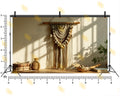 BOHO MACRAME WALL DECOR MINIMAL SETUP BACKDROP FOR BOUTIQUE & PRODUCT PHOTOGRAPHY