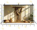 BOHO MACRAME WALL DECOR MINIMAL SETUP BACKDROP FOR BOUTIQUE & PRODUCT PHOTOGRAPHY