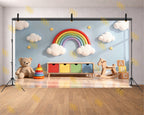 RAINBOW TOY ROOM THEME SETUP FOR KIDS PHOTOGRAPHY