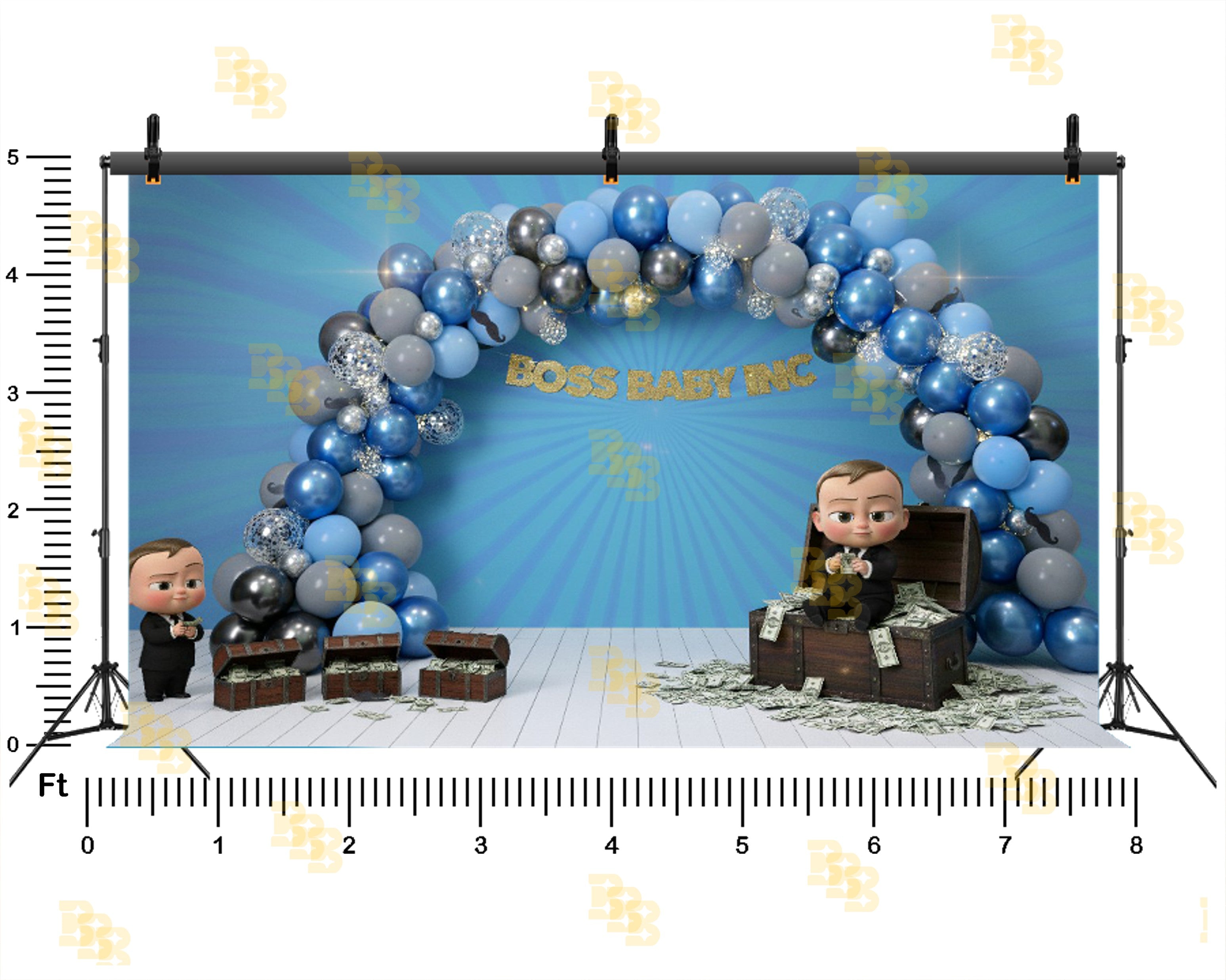 BOSS BABY THEME SETUP FOR KIDS PHOTOGRAPHY