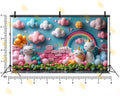 UNICORN RAINBOW FANTASY THEME SETUP FOR KIDS PHOTOGRAPHY