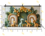 DINOSAUR JUNGLE ARCH THEME SETUP FOR KIDS PHOTOGRAPHY