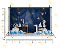 NAUTICAL OCEAN THEME KIDS FIRST BIRTHDAY SAILBOAT BACKDROP FOR KIDS PHOTOGRAPHY