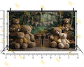 TEDDY BEAR GARDEN THEME SETUP FOR KIDS PHOTOGRAPHY