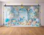 PASTEL UNDERWATER SEA SHELL THEME SETUP FOR KIDS PHOTOGRAPHY