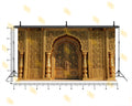 ROYAL GOLDEN PALACE DOOR THEME SETUP FOR BOUTIQUE AND SALON PHOTOGRAPHY