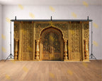 ROYAL GOLDEN PALACE DOOR THEME SETUP FOR BOUTIQUE AND SALON PHOTOGRAPHY