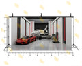 MODERN LUXURY GARAGE SETUP BACKDROP FOR AUTOMOTIVE & FASHION PHOTOGRAPHY