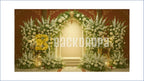 LUXURY FLORAL WEDDING ARCH SETUP BACKDROP FOR WEDDING & PRE-WEDDING PHOTOGRAPHY