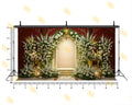 LUXURY FLORAL WEDDING ARCH SETUP BACKDROP FOR WEDDING & PRE-WEDDING PHOTOGRAPHY