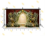 LUXURY FLORAL WEDDING ARCH SETUP BACKDROP FOR WEDDING & PRE-WEDDING PHOTOGRAPHY