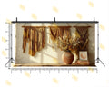 BOHO MACRAME WALL DECOR SETUP BACKDROP FOR BOUTIQUE & LIFESTYLE PHOTOGRAPHY
