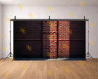 URBAN BRICK WALL SPOTLIGHT BACKDROP FOR FASHION & PORTRAIT PHOTOGRAPHY