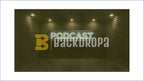 PROFESSIONAL PODCAST STUDIO BLACK ACOUSTIC BACKDROP FOR CONTENT & VIDEO PHOTOGRAPHY