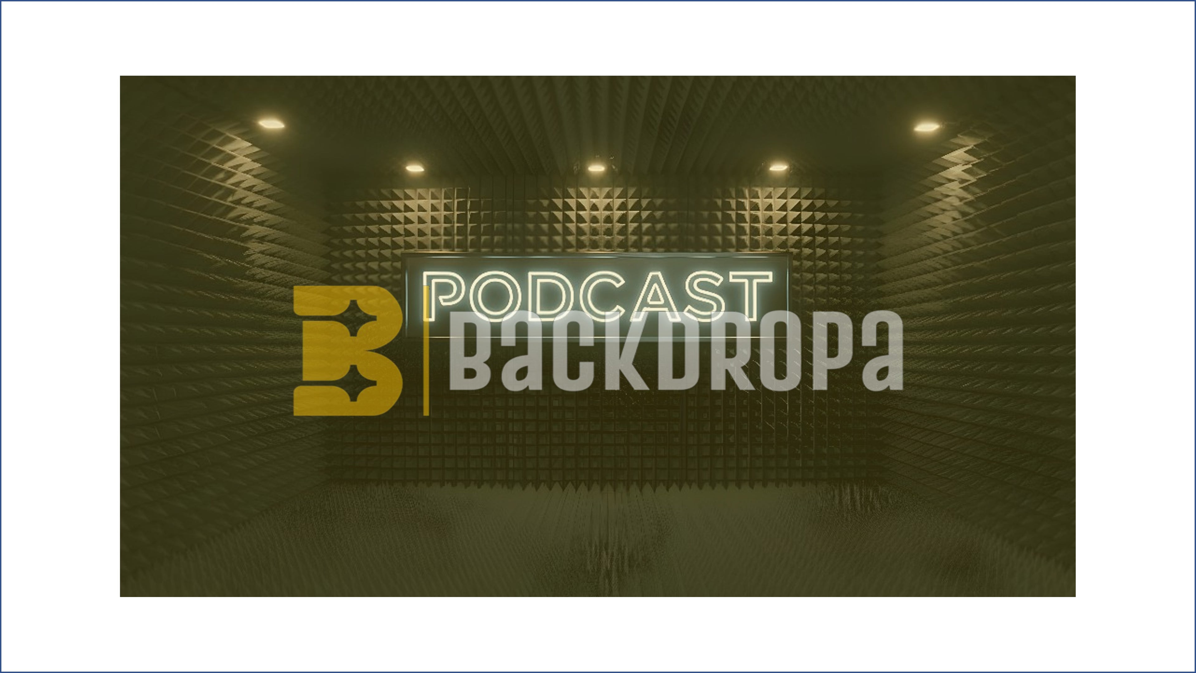 PROFESSIONAL PODCAST STUDIO BLACK ACOUSTIC BACKDROP FOR CONTENT & VIDEO PHOTOGRAPHY