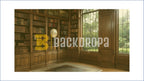 CLASSIC WOODEN LIBRARY STUDY ROOM BACKDROP FOR PORTRAIT & EDITORIAL PHOTOGRAPHY