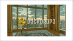 LUXURY WINDOW CITY VIEW STUDIO SETUP BACKDROP FOR CONTENT CREATORS