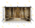 ROYAL PALACE GOLDEN ARCH INTERIOR BACKDROP FOR BOUTIQUE & WEDDING PHOTOGRAPHY