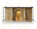 GRAND GOLDEN ARCH PALACE BACKDROP FOR BOUTIQUE & WEDDING PHOTOGRAPHY