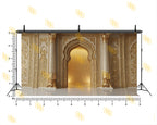 GRAND GOLDEN ARCH PALACE BACKDROP FOR BOUTIQUE & WEDDING PHOTOGRAPHY