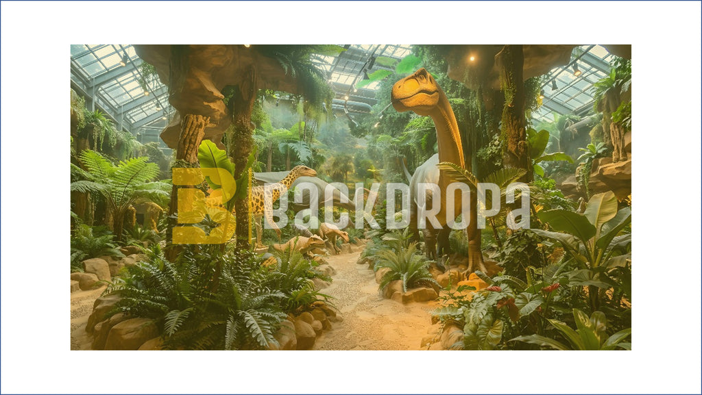 JURASSIC JUNGLE DINOSAUR ADVENTURE BACKDROP FOR KIDS PHOTOGRAPHY
