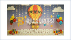 MICKEY MOUSE HOT AIR BALLOON ADVENTURE THEME BACKDROP FOR KIDS BIRTHDAY PHOTOGRAPHY