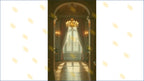LUXURY ARCHWAY WINDOW WITH CHANDELIER AND CURTAINS BACKDROP FOR BOUTIQUE & MODELING PHOTOGRAPHY