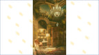 ROYAL PALACE INTERIOR WITH CHANDELIER AND LUXURY FURNITURE BACKDROP FOR BOUTIQUE & PORTRAIT PHOTOGRAPHY