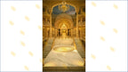 ROYAL PALACE INTERIOR COURTYARD WITH GRAND STAIRS AND CHANDELIERS BACKDROP FOR WEDDING & PORTRAIT PHOTOGRAPHY